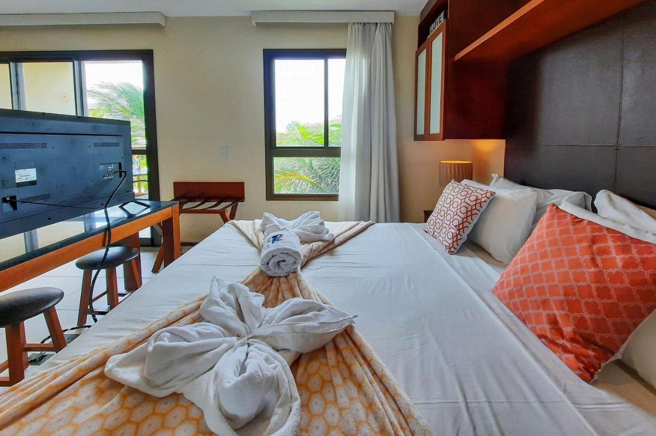Flat Nascente, Proximo Saida Praia, 4 Pessoas, Wifi Top, Cozinha, Condominio Completo Com Piscina, Academia, Restaurante, Jacuzzi, Sauna - Vg Sun Кумбуко Екстериор снимка
